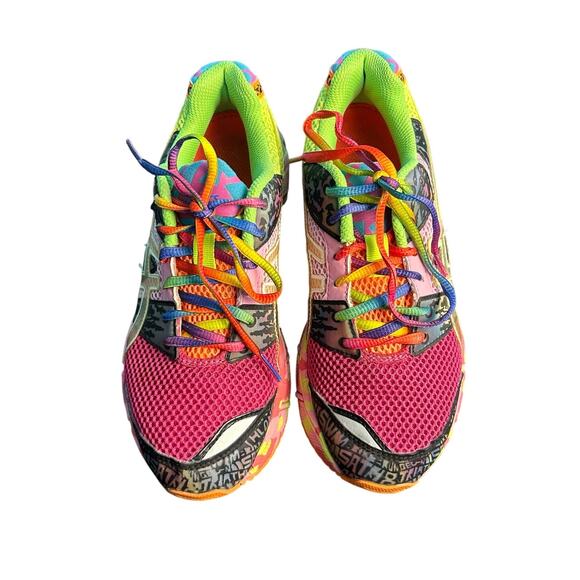 Asics Gel Noosa Tri 8 Multi-Color Running Shoes Sneakers Triathlon Women's Sz 5 - Picture 1 of 8